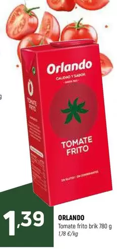 Oferta de Orlando - Tomate Frito por 1,39€ en Coviran