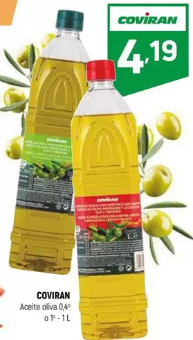 Oferta de Coviran - Aceite Oliva 0,4 por 4,19€ en Coviran