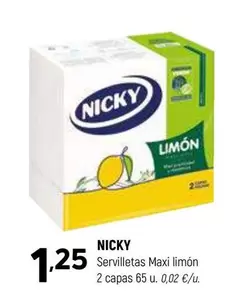 Oferta de Nicky - por 1,25€ en Coviran