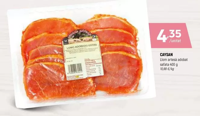 Oferta de Caysan - Llom Artesa Adobat Slada por 4,35€ en Coviran