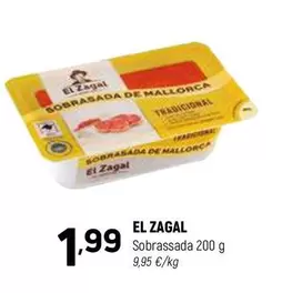 Oferta de El Zagal - Sobrassada por 1,99€ en Coviran