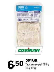 Oferta de Coviran - Tacs Sense Pell por 6,5€ en Coviran