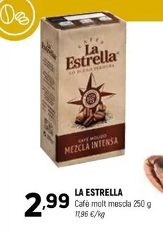 Oferta de La Estrella - Cafe Molt Mescla por 2,99€ en Coviran