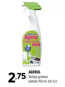 Oferta de Agerul - Neteja Greixos Pistola por 2,75€ en Coviran