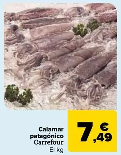 Oferta de Carrefour - Calamar Patagonico  por 7,49€ en Carrefour