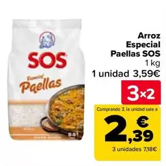 Oferta de Sos - Arroz Especial Paellas  en Carrefour