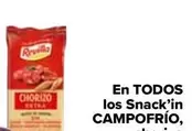 Oferta de Campofrio, Revilla Y Navidul - En Todos Los Snack'in, Chorizo Y Fuet en Carrefour