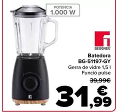 Oferta de Bergner - Batidora  Bg-51197-gy por 31,99€ en Carrefour