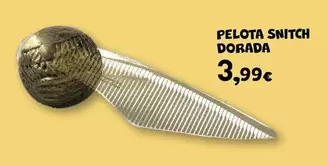 Oferta de Dorada - Pelota Snitch Dorada por 3,99€ en Toy Planet