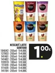 Oferta de Nescafé - Latte Surtido por 1€ en Family Cash