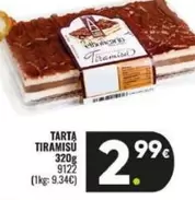 Oferta de Tarta Tiramisu por 2,99€ en Family Cash