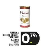 Oferta de Torremar - Aceituna Rellena Gigante por 0,79€ en Family Cash