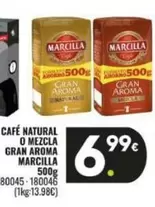 Oferta de Marcilla - Café Natural O Mezcla Gran Aroma por 6,99€ en Family Cash