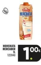 Oferta de Mercader - Horchata por 1€ en Family Cash