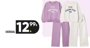 Oferta de Chandal Nina por 12,99€ en Family Cash