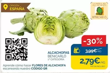 Oferta de Origen - Alcachofas por 2,79€ en Supermercados La Despensa