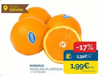 Oferta de Origen - Naranja por 1,99€ en Cash Ecofamilia