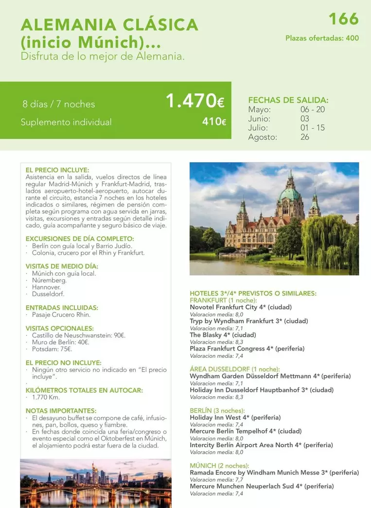 Oferta de Alemania Clásica en Nautalia Viajes