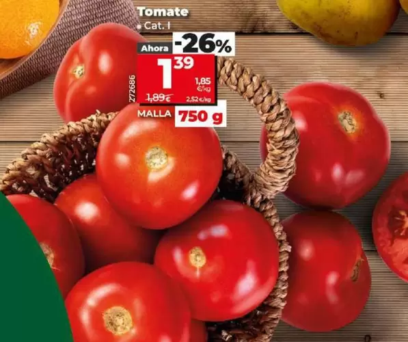 Oferta de Tomate por 1,39€ en Dia