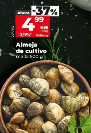 Oferta de Almeja De Cultivo por 4,99€ en Dia