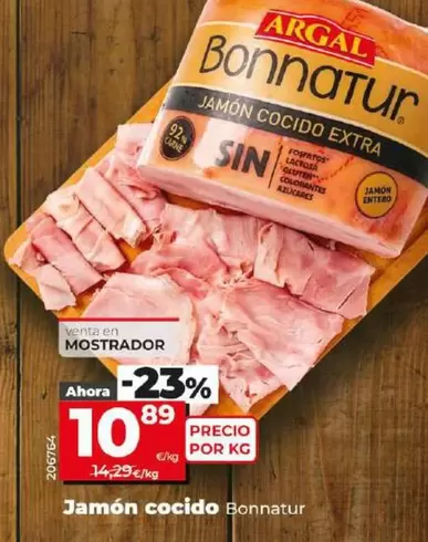 Oferta de Bonnatur - Jamon Cocido por 10,89€ en Dia