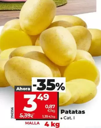 Oferta de Patatas por 3,49€ en Dia