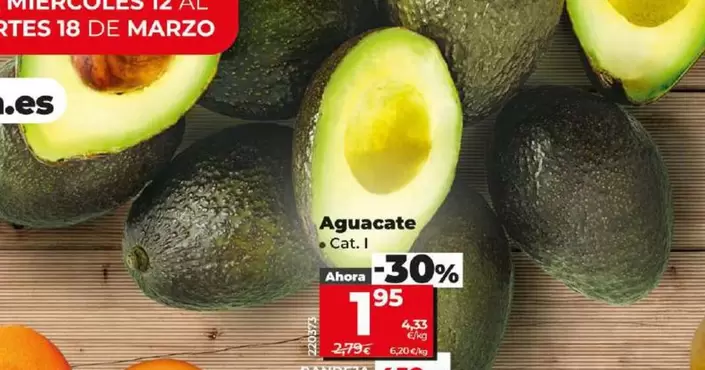 Oferta de Aguacate por 1,95€ en Dia