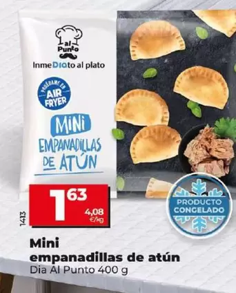 Oferta de Dia Al Punto - Mini Empanadillas De Atun por 1,63€ en Dia