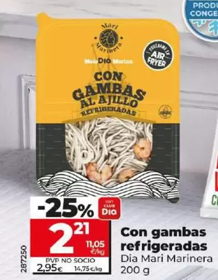 Oferta de Dia Mari Marinera - Con Gambas Refrigeradas por 2,21€ en Dia