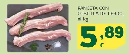 Oferta de Panceta Con Costilla De Cerdo por 5,89€ en HiperDino