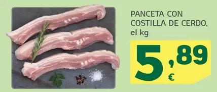 Oferta de Panceta Con Costilla De Cerdo por 5,89€ en HiperDino