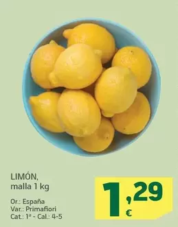 Oferta de Limón por 1,29€ en HiperDino