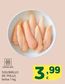 Oferta de Solomillo De Pollo por 3,99€ en HiperDino