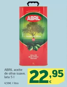 Oferta de Abril - Aceite De Oliva Suave por 22,95€ en HiperDino
