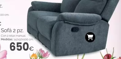 Oferta de Relax - Sofa 2 Pz. por 650€ en MyMobel