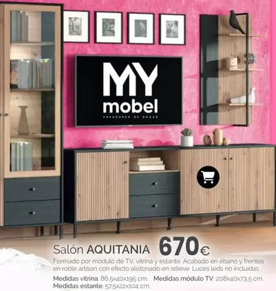 Oferta de My - Salon Aquitania por 670€ en MyMobel