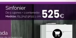 Oferta de Sinfonier por 525€ en MyMobel