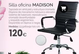 Oferta de Silla Oficina Madison por 120€ en MyMobel