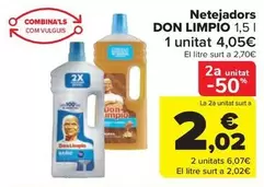 Oferta de Don Limpio - Netejadors por 4,05€ en Carrefour Market