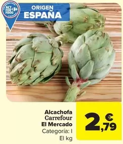 Oferta de Carrefour El Mercado - Alcachofa por 2,79€ en Carrefour Market