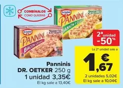 Oferta de Dr Oetker - Panninis por 3,35€ en Carrefour Market