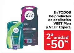 Oferta de Veet - En Todos Los Productos De Depilacion Men Y  Expert en Carrefour Market