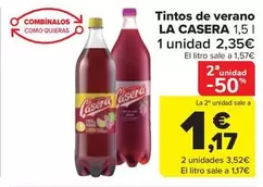 Oferta de La Casera - Tintos De Verano por 2,35€ en Carrefour Market