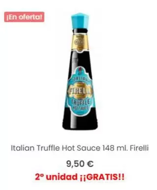 Oferta de Firelli - Italian Truffle Hot Sauce por 9,5€ en Taste of America