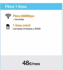 Oferta de Tarifas móvil en Orange