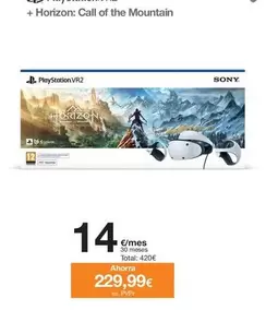 Oferta de PlayStation - 2 Mesa Toal + 2 Mesa De Toal + 2 O 2 Relax + 2 Taies D'Oro por 14€ en Orange