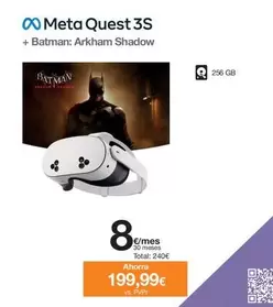 Oferta de Batman - Meta Quest 3s por 199,99€ en Orange