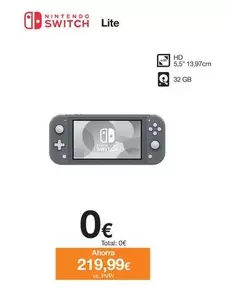 Oferta de Nintendo - Lite por 219,99€ en Orange