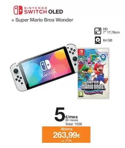 Oferta de Nintendo - Oled por 5€ en Orange