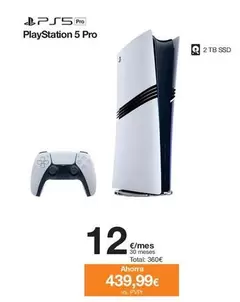 Oferta de PlayStation - Playstation 5 Pro por 12€ en Orange